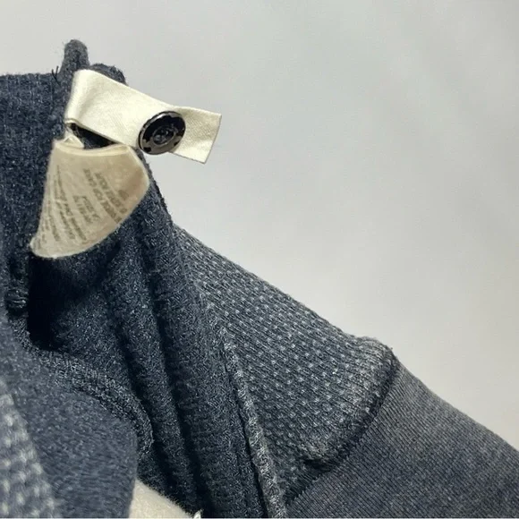 Free People • Studded Cuff Thermal Acid Wash Charcoal Gray S ASO Bella Swan - Picture 12 of 13